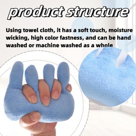 DEEYOTA Fingers Separation Pad,with an Elastic Palm Gripper,Used for Rehabilitation Treatment of Arthritis and Skin Damage