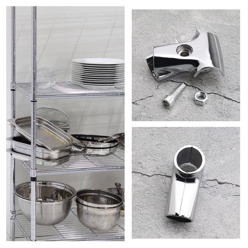 Micro Traders Display Rack Clamp Tee Rod Pole Support Bracket