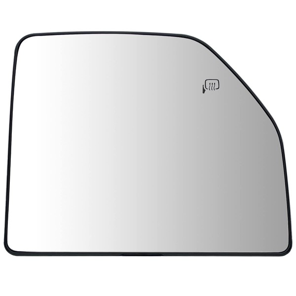Right Passenger Side Heated Upper Mirror Glass Replacement For 2015-2020