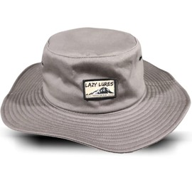Lazy Lures – Unisex Adventure Hat, UV Protection Wide Brim Summer Hat, Breathable Boonies Style Hat, Adjustable Fit, 100% Recycled Cotton Material Perfect For Fishing Hiking Camping and Exploring