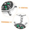 Gatuida Mini Compass Keyring Portable Hiking Navigation Tool Durable Design