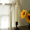 6 Count Beeswax Taper Candles Hand Rolled - Smokeless Dripless
