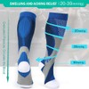 3 Pairs Compression Thrombosis Support Stockings Women and Men Compression