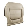 moseiny Tan Driver Side Bottom Leather Seat Cover for Jetta