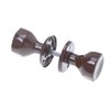 Aqbau® Door Knob, Rotatable on Round Rosette Button Push Knob