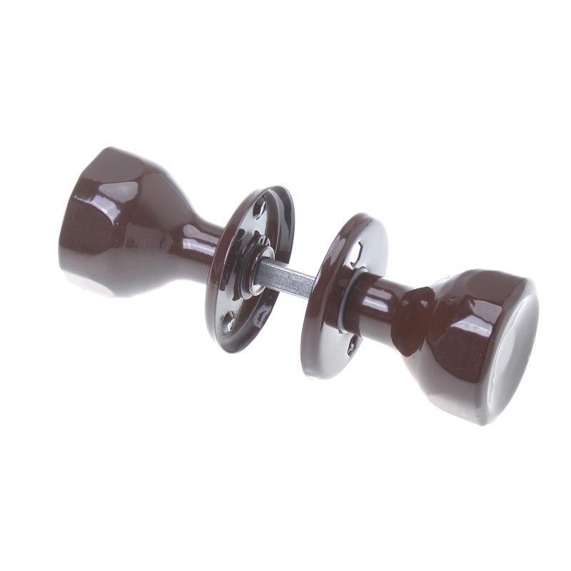 Aqbau® Door Knob, Rotatable on Round Rosette Button Push Knob
