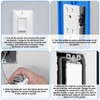 4 Pcs 1/4" Single Gang Box Extender Electrical Box Extender