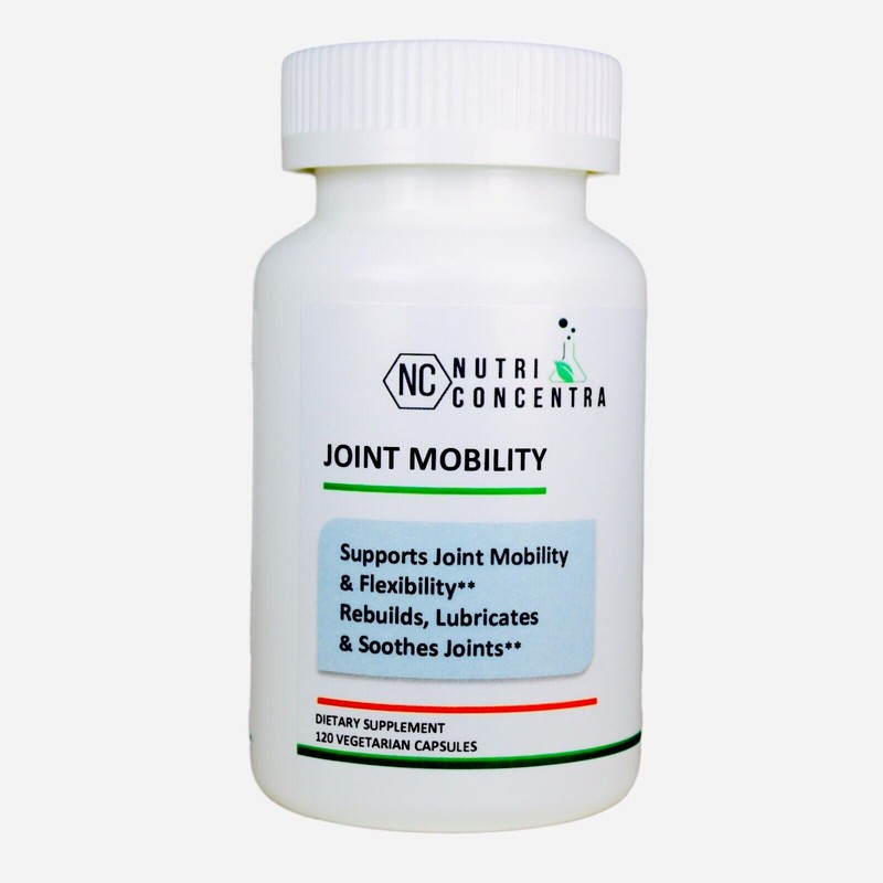 NutriConcentra Lubrication, Reduce Joint Friction, Healthy Ligaments, 120 capsules, 750