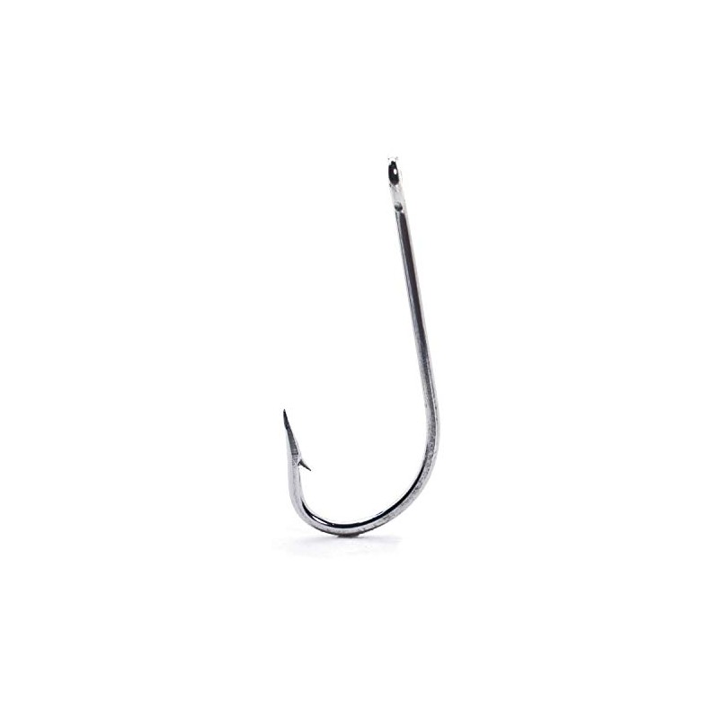 Mustad 34007 Classic O' Shaughnessy Stainless Steel Forged Hook (10-Pack),