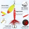 Fishing Lures Spinnerbait Kit Rooster Bait Tail Fishing Lures Inline