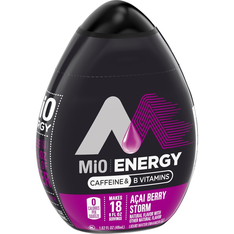 MIO Energy Liquid Enhancer Acai Berry Storm 1.62 Ounce (PACK