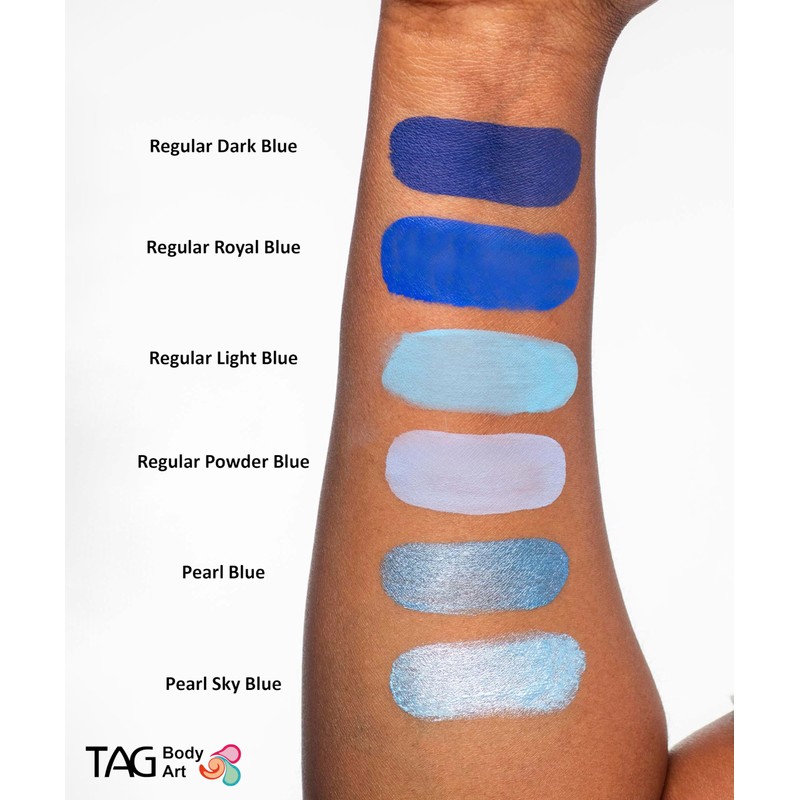 TAG Face and Body Paint - Pearl Sky Blue 32gm