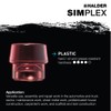 Halder USA - Simplex Mallet with Red Acetate Plastic Inserts