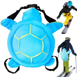 Cute Protection Hip Butt Pad Turtle Tortoise Protective Gear for Skiing Snowboarding Padded Skating Pads Turtle Hip Protection for Kids Adults (Blue)