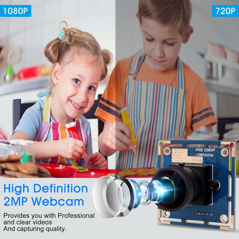 G 1080P USB Camera for Laptop High Speed PC Camera