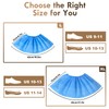 Recycable Shoe Covers Disposable Non-Slip for Indoors - 100Pack(50 Pairs)