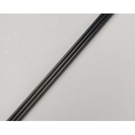 Carbon Fiber Rods, 10 Pcs 0.08 inch (2 mm) Diameter 7.9 inches (200 mm) Long Carbon Fiber DIY Rod Accessories