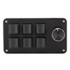 6 Key Mini Keypad with Knob RGB Light Blue Switch