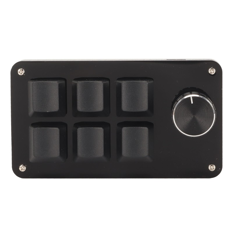 6 Key Mini Keypad with Knob RGB Light Blue Switch