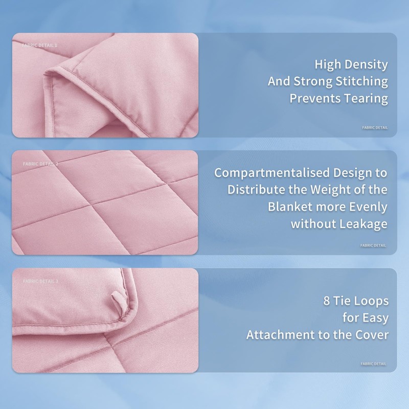 Topcee Weighted Blanket for Adults (20 lbs, 60" x 80")