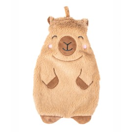 Sass & Belle Coco Capybara Hot Water Bottle - with Soft Animal Cover Designed for Comfort and Warmth Ideal for Adults Children Relaxing Evenings Thoughtful House Gifts