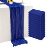 12Pack Royal Blue Table Runner 10Ft Cheesecloth Table Runner Boho