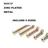 binifiMux Crib Hardware Screws, 70 Pcs M6 Furniture Barrel Nut