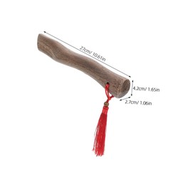 Totority Non Slip Axe Handle Replacement Ergonomic Wood Handle for Camping and Survival Secure Grip Design for Hammers and Axes Carbonized Wood with Rope