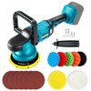 Nichilas Cordless Car Polisher, 6 speeds Brushless Motor Handle Car