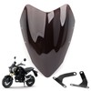 Mokuo Dark Brown Nearly Black Motorcycle Windshield Fit for Honda