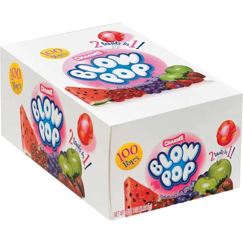 Blow Pops - Assorted, 100 count box