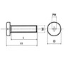 AERZETIX - C59791 - Set of 5 metal screws with