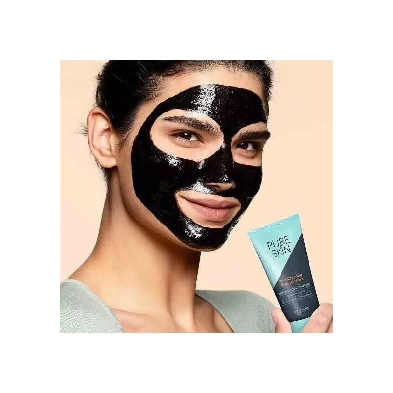 Pure Skin Oriflame Mascarilla De Carbón Activado Pell-0ff Pure Skin
