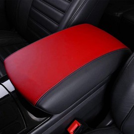 XITER Protector De Cubierta De Reposabrazos De Coche, 1 Almohadilla De Cuero Para Consola Central Apta Para Edge 2015-2023, Accesorios Interiores Protectores De Caja De Reposabrazos De Consola Central