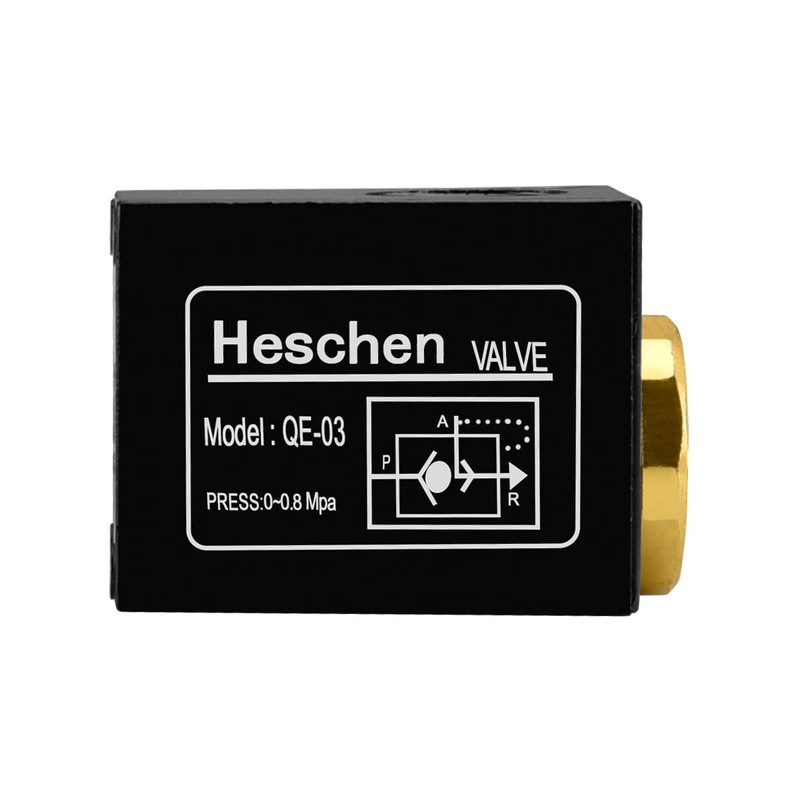 Heschen Pneumatic Quick Exhaust Valve, QE-03, PT3/8" Thread Pipe, One