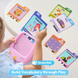 lalalark Talking Flash Cards for Kids 3 4 5 Year Old, Toddler Learning Toys with 136 Sight Words & 64 Games, Montessori Educational Toy for Kids, Preschool Learning Activities, Boys Girls Gifts