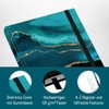 Häfft paper&you® Passwortbuch A6+ mit Register A-Z "Shiny Teal" für