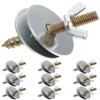 Didiseaon Bird Cage Screws 10pcs Fitting Screws Nut Bird Parrot