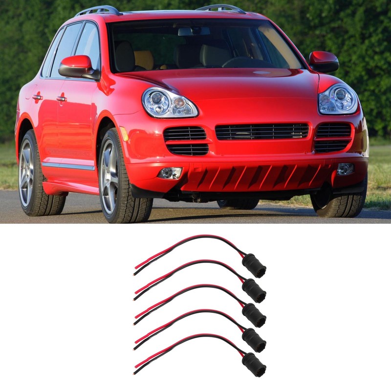 10 Pcs T10 W5W LED Socket Holder Light Bulb Extension