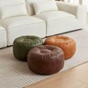 Louis Donné Unstuffed Pouf Ottoman Foot Rest Cover Only Storage