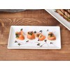 LAPIS sl-017 Tableware East Rectangular Plate, 7.9 inches (20 cm),