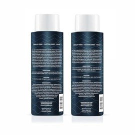 Oars + Alps Champú para cabello sin sulfato para hombres y mujeres, champú para cabello infundido con hamamelis y aceite de árbol de té, nutritivo e h