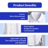 FunnAura White Detachable Collar, Universal Fake Collar for Women Men