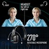 VELKPRO Wireless Headset with Microphone - Single-Ear Noise-Isolating Headphone for