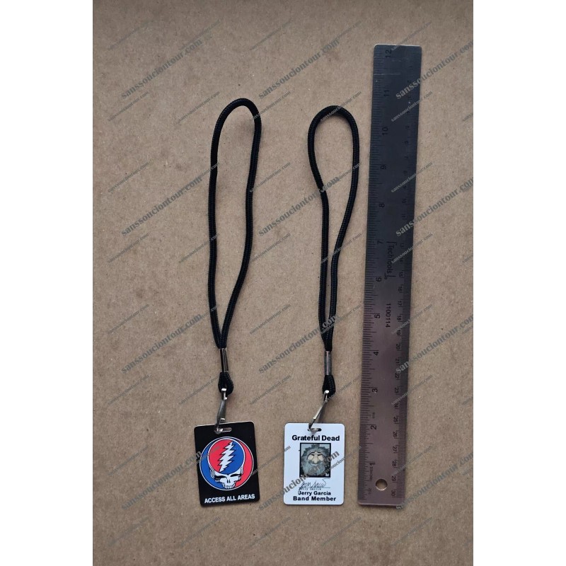 Grateful Dead - Jerry Garcia Doll Tour Laminate Accessory, SYF,