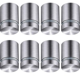 Pelopy 8 Pcs Sign Standoff Screws Advertising Screws Stainless Steel Wall Standoff Mounts Glass Acrylic Nail(3/4 x 1 Inch)