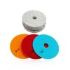 SHDIATOOL 4-Inch Diamond Polishing Pads 3-Step 3 Set Sanding Pads