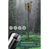 75" Heavy Duty Bird Feeder Pole, 1" Metal Adjustable Outdoor