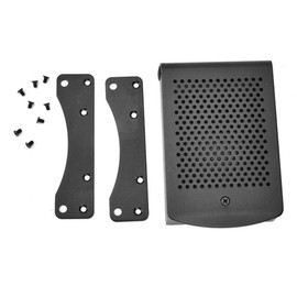Aluminium Alloy Case with Cooling Bracket Fit for Raspberry Pi 3 Model B/B+(Black)