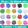 MiiOUU 10x Colors / 100 pcs Cat Nail Caps |
